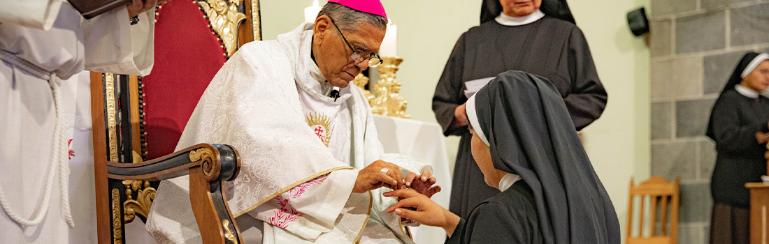 Mons. Richard Daniel celebró Santa Misa de profesión perpetua